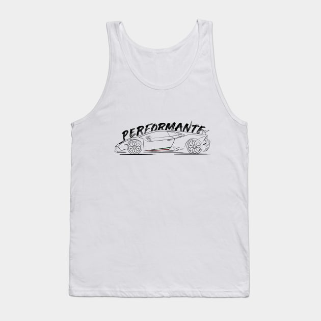 Huracan Performante Tank Top by turboosted